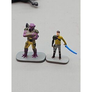 Star Wars Rebels Garazeb Zeb Orrelios Figure 2014 1.75" Animated Series Lot Of 2